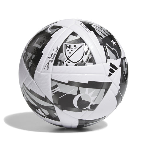 Adidas MLS 24 League NFHS Soccer Ball - WHITE/BLACK