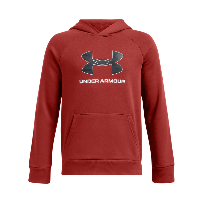 Boy's Under Armour Youth Fleece Big Logo Print Fill Hoodie - 840