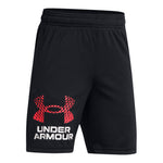 Boy's Under Armour Youth Tech Logo Short - 002 - BLACK