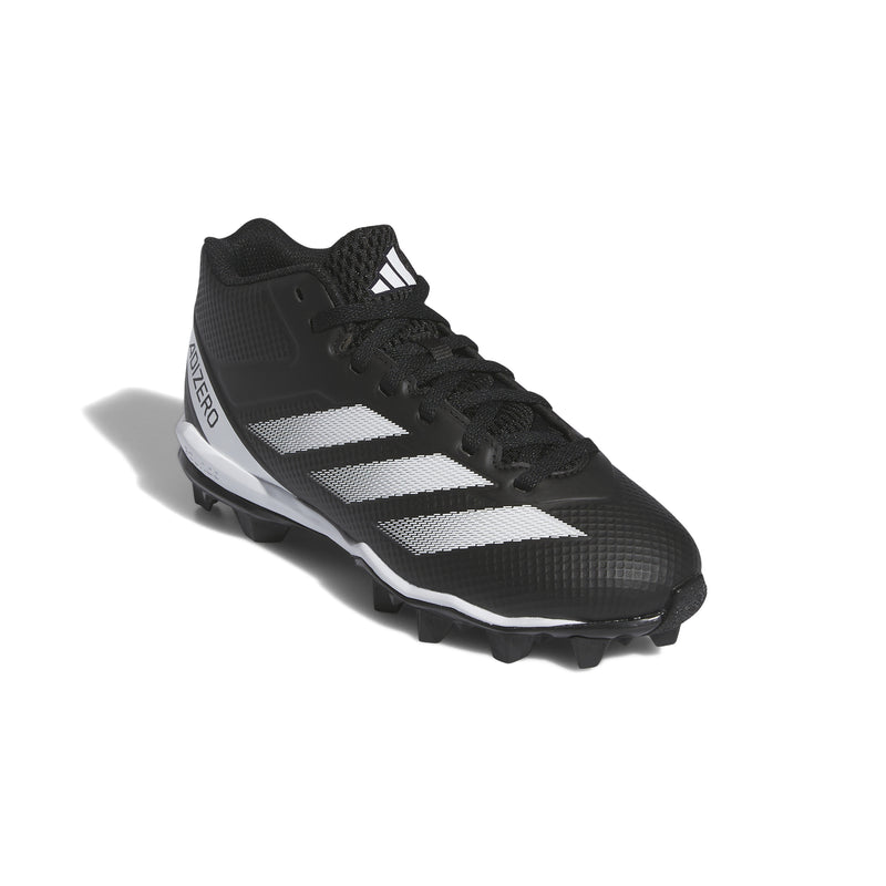 Boys' Adidas Youth Adizero Impact.2 Molded Football Cleats - BLACK/WHITE