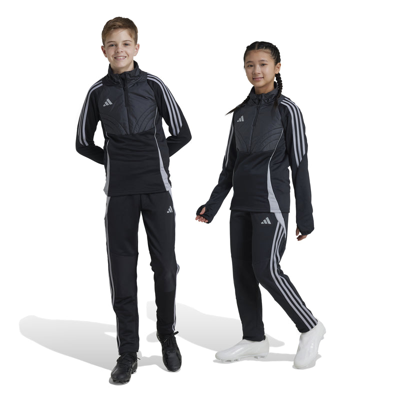 Boys' Adidas Youth Tiro 24 1/4 Zip - BLACK