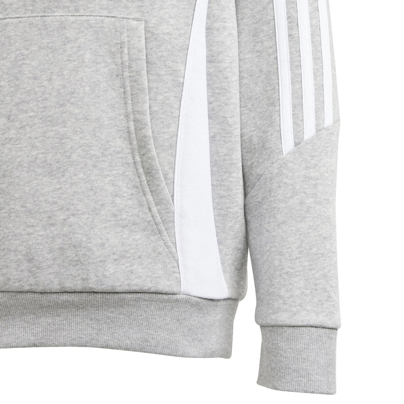 Boys' Adidas Youth Tiro 24 Hoodie - GREY