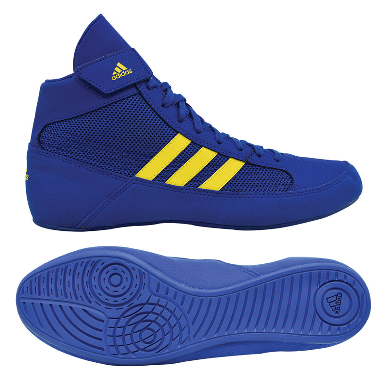 Boys'/Girls' Adidas Youth HVC 2 Wrestling Shoes - ROYAL