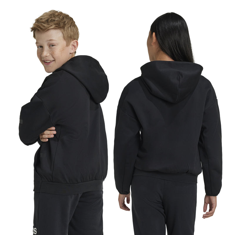 Boys'/Girls' Adidas Youth Z.N.E. Hoodie - BLACK