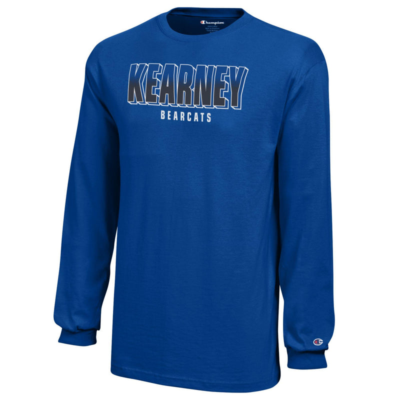 Boys'/Girls' Kearney Bearcats Youth Fade Longsleeve - 1818 ROY