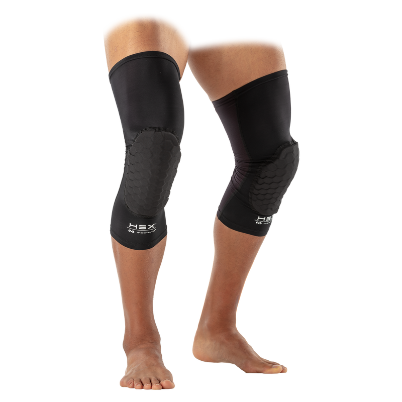 Boys'/Girls' McDavid Youth Hex Force Leg Sleeves - BLACK