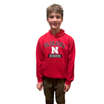 Boys'/Girls' Nebraska Huskers Youth Dylan Raiola Pill Box Hoodie - SCARLET