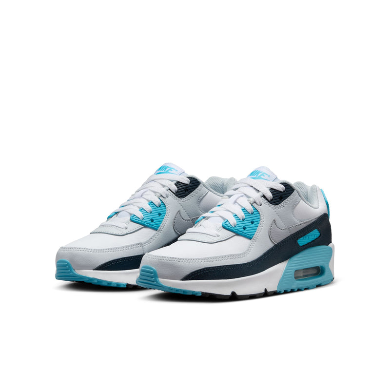 Boys'/Girls' Nike Youth Air Max 90 - 100 - WHITE