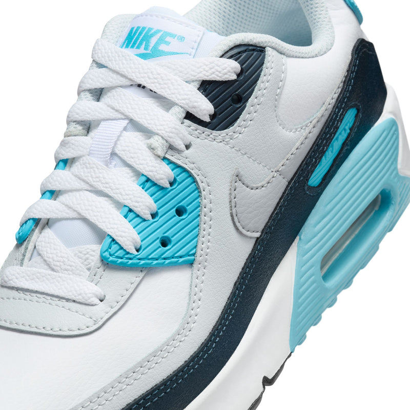 Boys'/Girls' Nike Youth Air Max 90 - 100 - WHITE