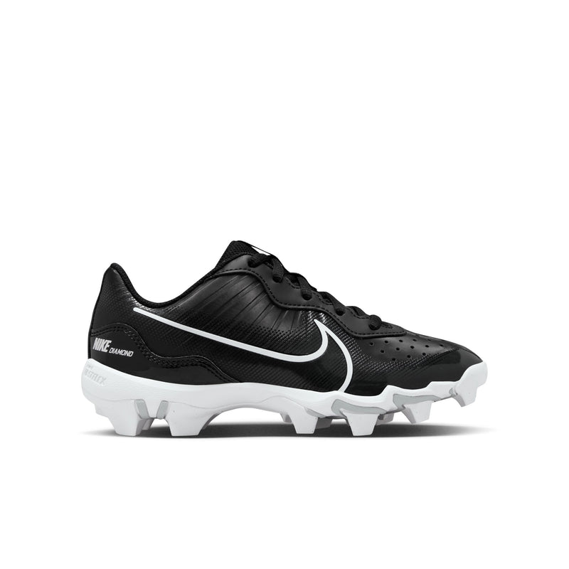 Boys'/Girls' Nike Youth Alpha Huarache 4 Keystone Baseball Cleats - 002 - BLACK