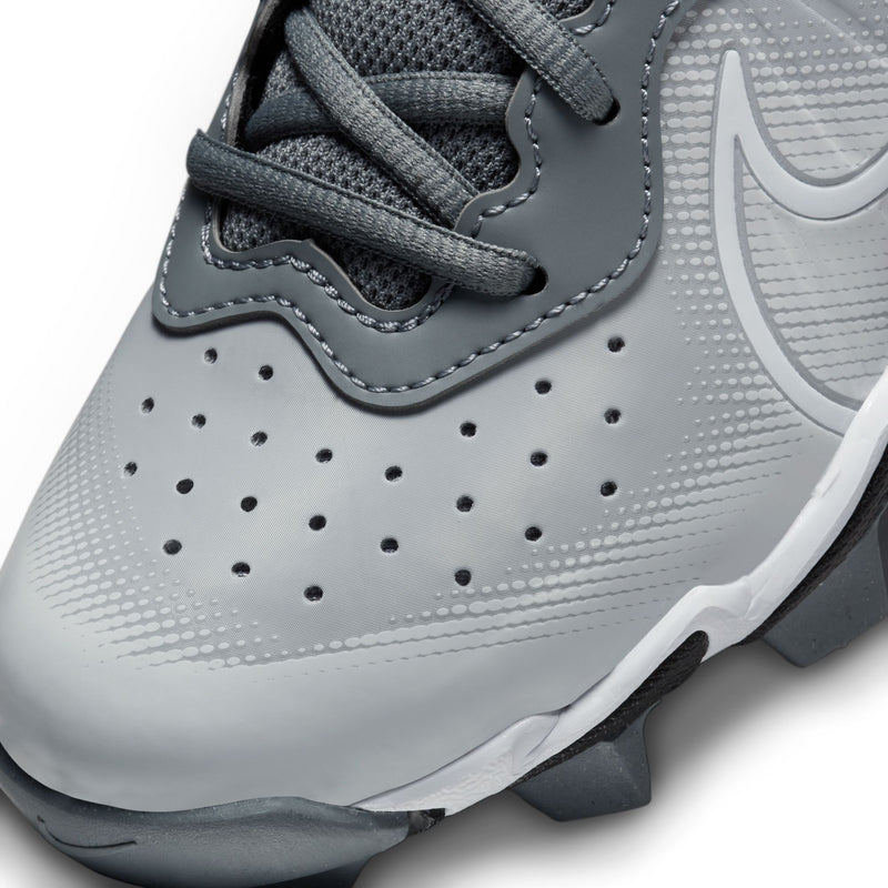 Boys'/Girls' Nike Youth Alpha Huarache 4 Keystone Baseball Cleats - 012 - WOLF GREY