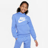 Boys'/Girls' Nike Youth Club Fleece Hoodie - 450 - POLAR BLUE