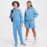 Boys'/Girls' Nike Youth Club Fleece Hoodie - 489 - BLUE BEYOND