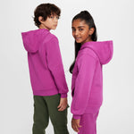 Boys'/Girls' Nike Youth Club Fleece Hoodie - 518 - HOT FUCHSIA