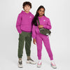 Boys'/Girls' Nike Youth Club Fleece Hoodie - 518 - HOT FUCHSIA