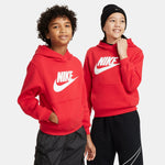 Boys'/Girls' Nike Youth Club Fleece Hoodie - 657 - RED