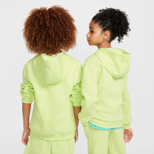 Boys'/Girls' Nike Youth Club Fleece Hoodie - 736 - LIGHT LEMON TWIST