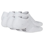 Boys'/Girls' Nike Youth Cushioned No-Show Socks 6-Pack - 100 - WHITE