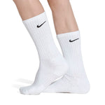 Boys'/Girls' Nike Youth Everyday Crew Socks 6-Pair - 100 - WHITE