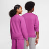 Boys'/Girls' Nike Youth Sportswear Club Fleece Crew - 518 - HOT FUCHSIA