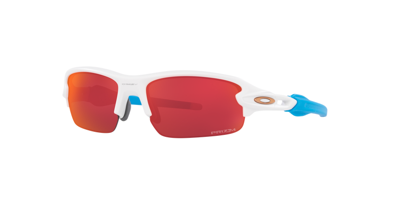 Boys'/Girls' Oakley Youth Flak XXS Sunglasses - MWHT/FIE