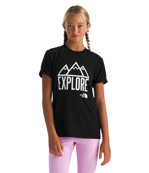 Boys'/Girls' The North Face Youth Adventure T-Shirt - JK3 - BLACK