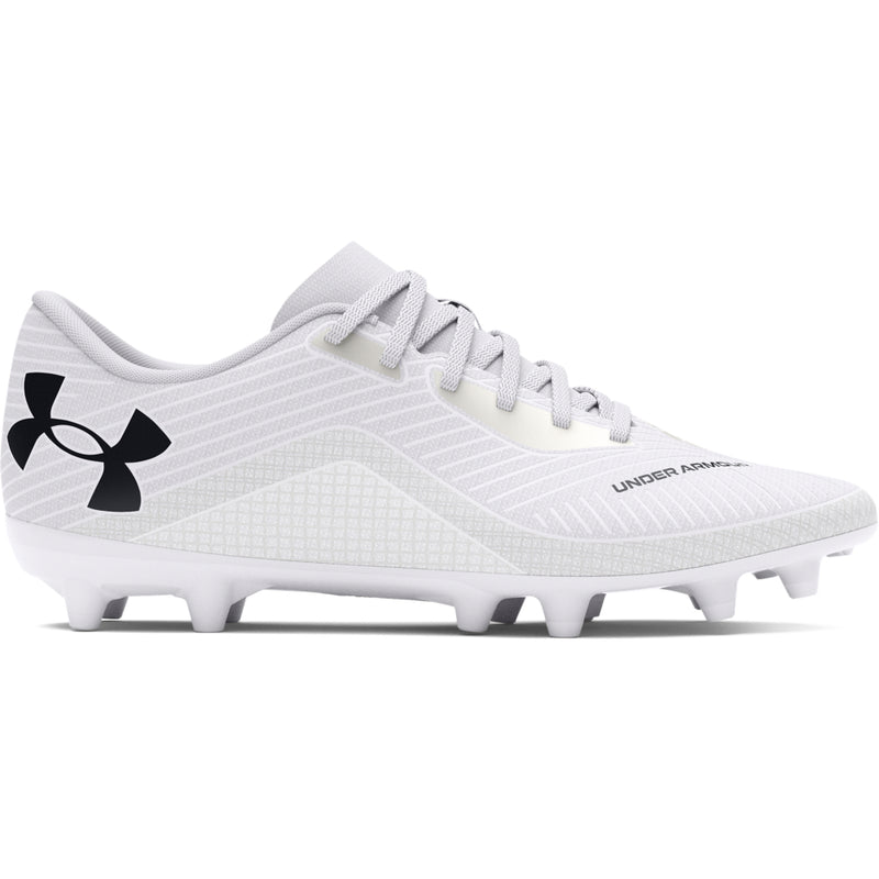 Boys'/Girls' Under Armour Youth Shadow Select 2 FG Jr. Soccer Cleats - 100 - WHITE/BLACK