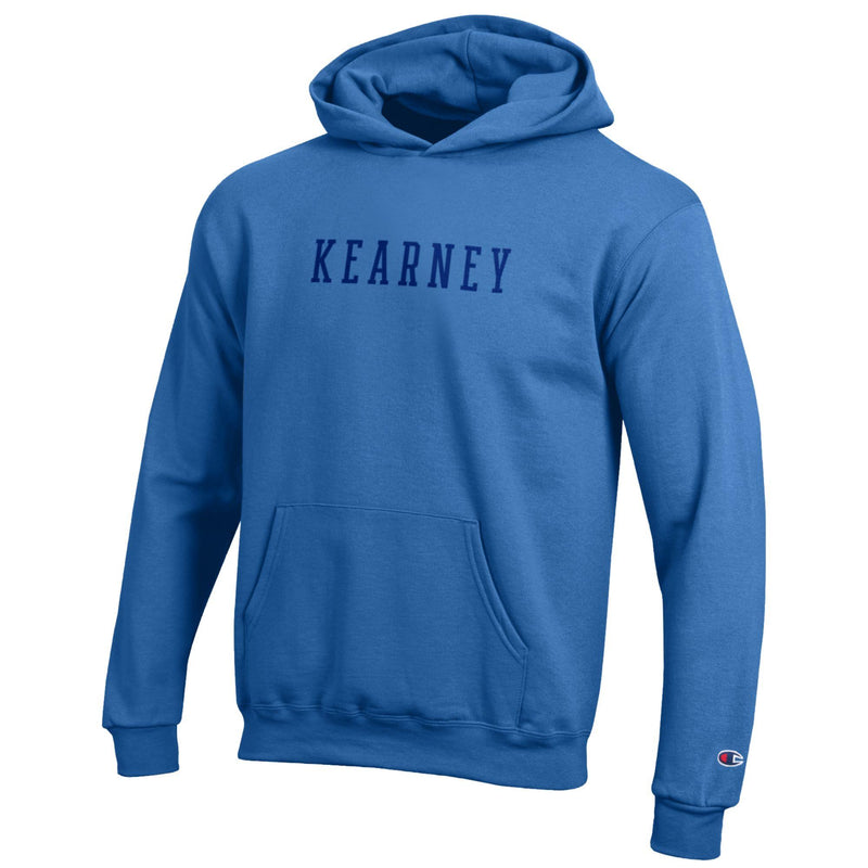 Boys'/Girls' Youth Kearney Puff Ink Powerblend Hoodie - 1045 BRZ