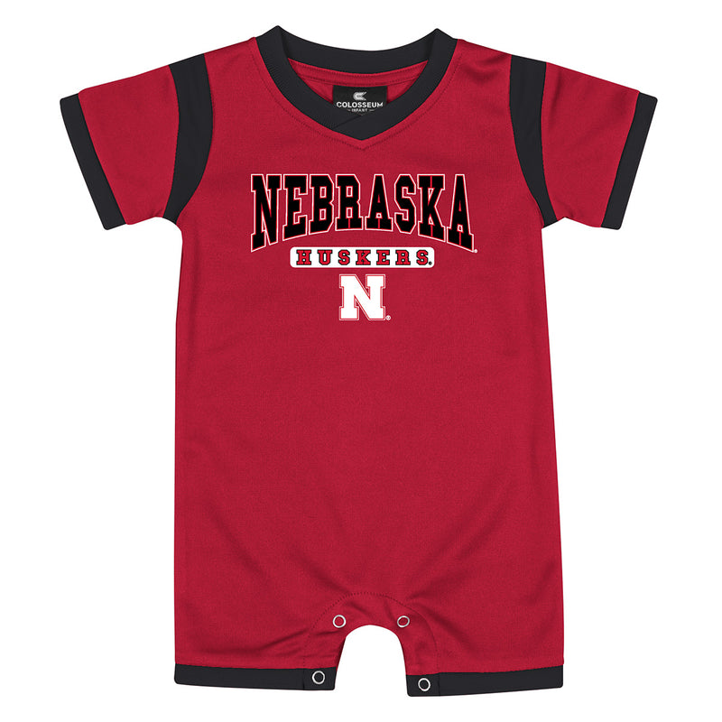 Boys' Nebraska Huskers Infant Arcade Romper - NEBRASKA