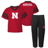 Boys' Nebraska Huskers Infant Red Zone Pant Set - RED