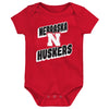 Boys' Nebraska Huskers Infant Sunday Comics Onesie - RED