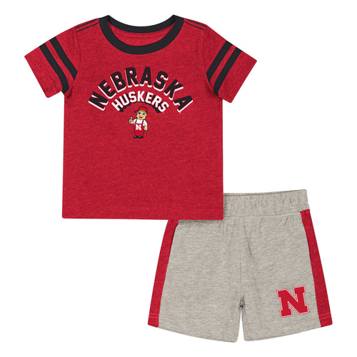 Boys' Nebraska Huskers Infant Wade Short & T-Shirt Set - NEBRASKA