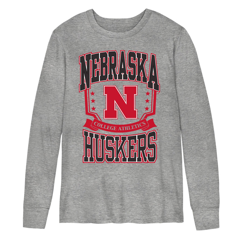 Boys' Nebraska Huskers Kids Game Day Longsleeve - NEBRASKA