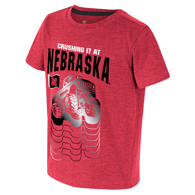 Boys' Nebraska Huskers Toddler Crushing It T-Shirt - NEBRASKA