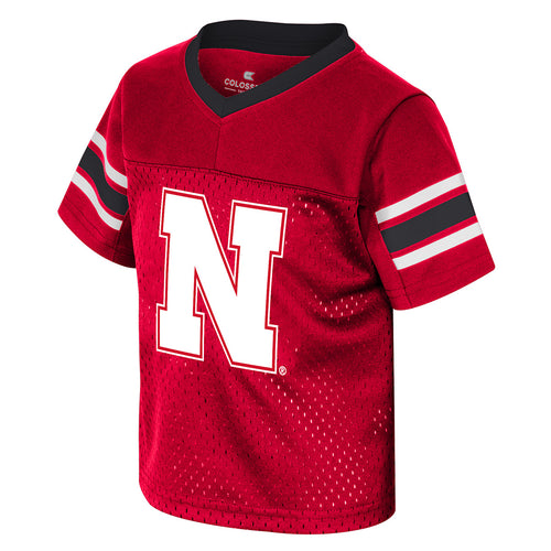 Boys' Nebraska Huskers Toddler Field Time Football Jersey - NEBRASKA