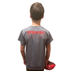 Boys' Nebraska Huskers Toddler Football Helmet Drip T-Shirt - GREY