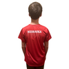 Boys' Nebraska Huskers Toddler Football Helmet Drip T-Shirt - RED