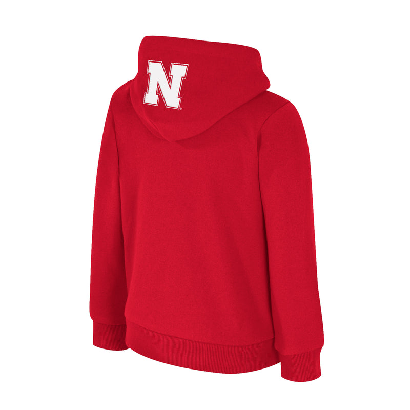 Boys' Nebraska Huskers Toddler Game Face Hoodie - NEBRASKA