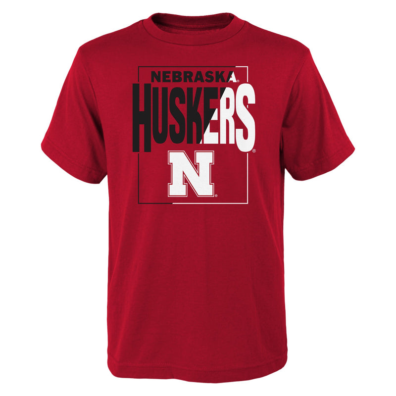 Boys' Nebraska Huskers Youth Coin Toss T-Shirt - NEBRASKA