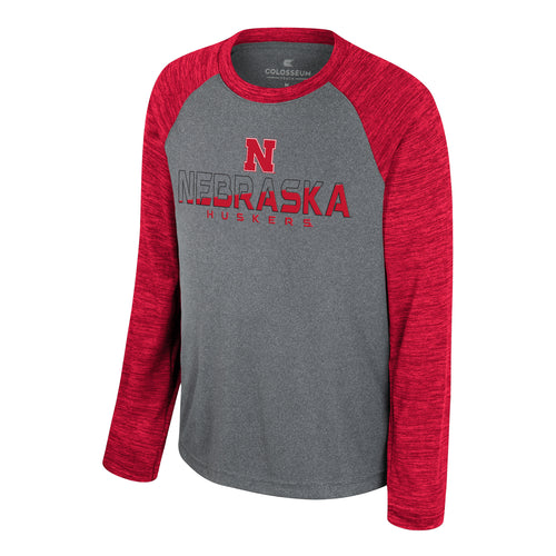 Boys' Nebraska Huskers Youth Cumulus Longsleeve - NEBRASKA