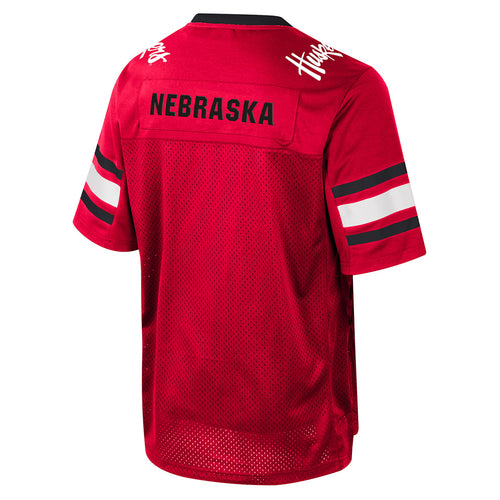 Boys' Nebraska Huskers Youth Field Time Football Jersey - NEBRASKA