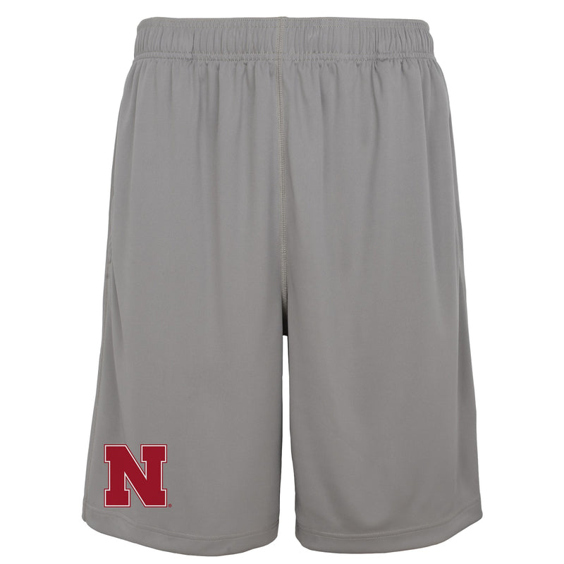 Boys' Nebraska Huskers Youth Interlock Performance Short - GREY