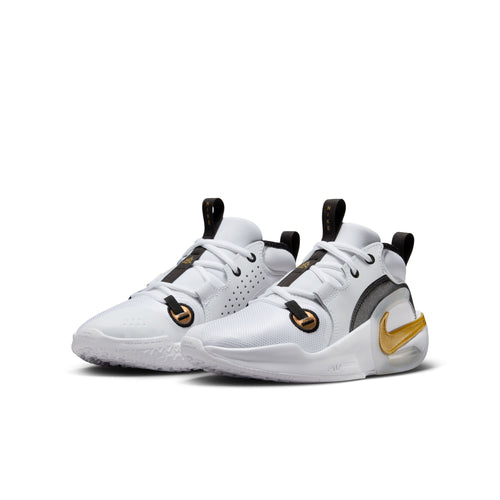 Boys' Nike Youth Air Zoom Crossover 2 Baskeball Shoes - 100 - WHITE