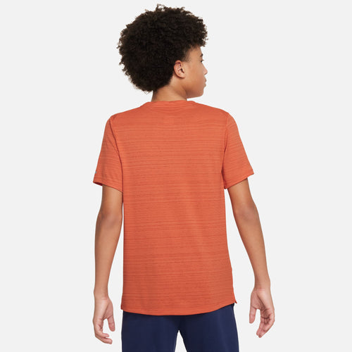 Boys' Nike Youth Dri-FIT Miler T-Shirt - 846 - VINTAGE CORAL