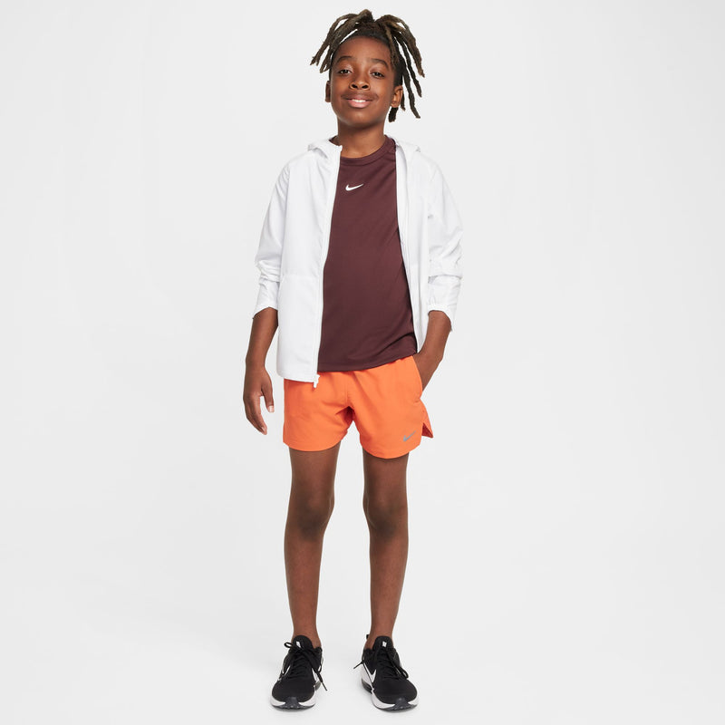 Boys' Nike Youth Dri-FIT Multi Tech EasyOn Short - 846 - VINTAGE CORAL