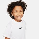 Boys' Nike Youth Dri-FIT Pro T-Shirt - 100 - WHITE