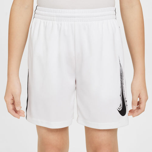 Boys' Nike Youth Dri-Fit Multi Short - 100 - WHITE