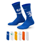 Boys' Nike Youth Everday Cushion Crew 6-Pack Socks - 958 BLUE