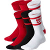 Boys' Nike Youth Everyday Crew 6-Pack Socks - 904 - RED