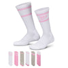 Boys' Nike Youth Everyday Crew 6-Pack Socks - 905 PINK